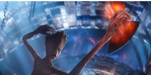Marvel стражи Галактики Грут дерево человек с Stormbreaker виниловая экшн-фигурка куклы