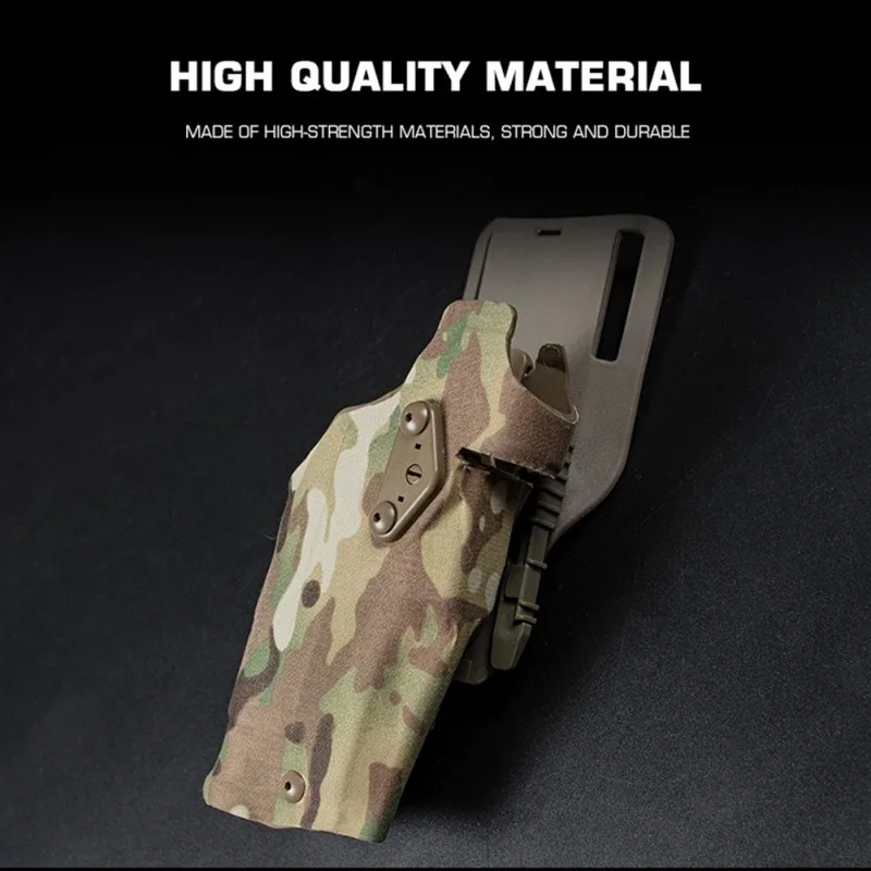 

Quick Release Waist Case for Glock 17/19 with X300/X300U FL ASHL IGHT Practical Tactical Leg Protective Case Holsters for Pistol