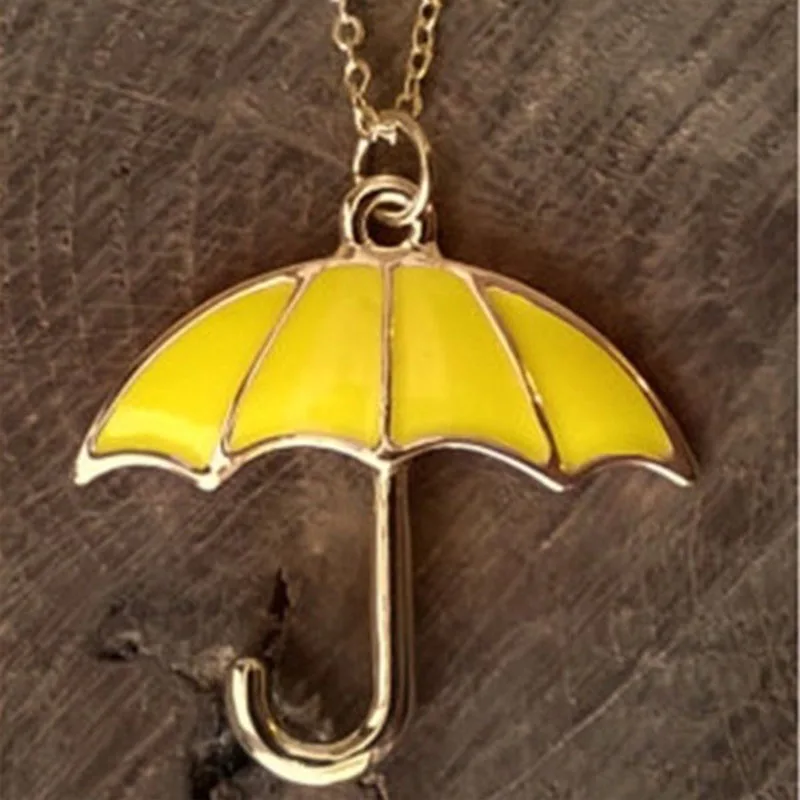

Gothic Gold Trumpet Umbrella Pendant Necklace Wedding Party Holiday Gift For Men And Women Daily Jewelry