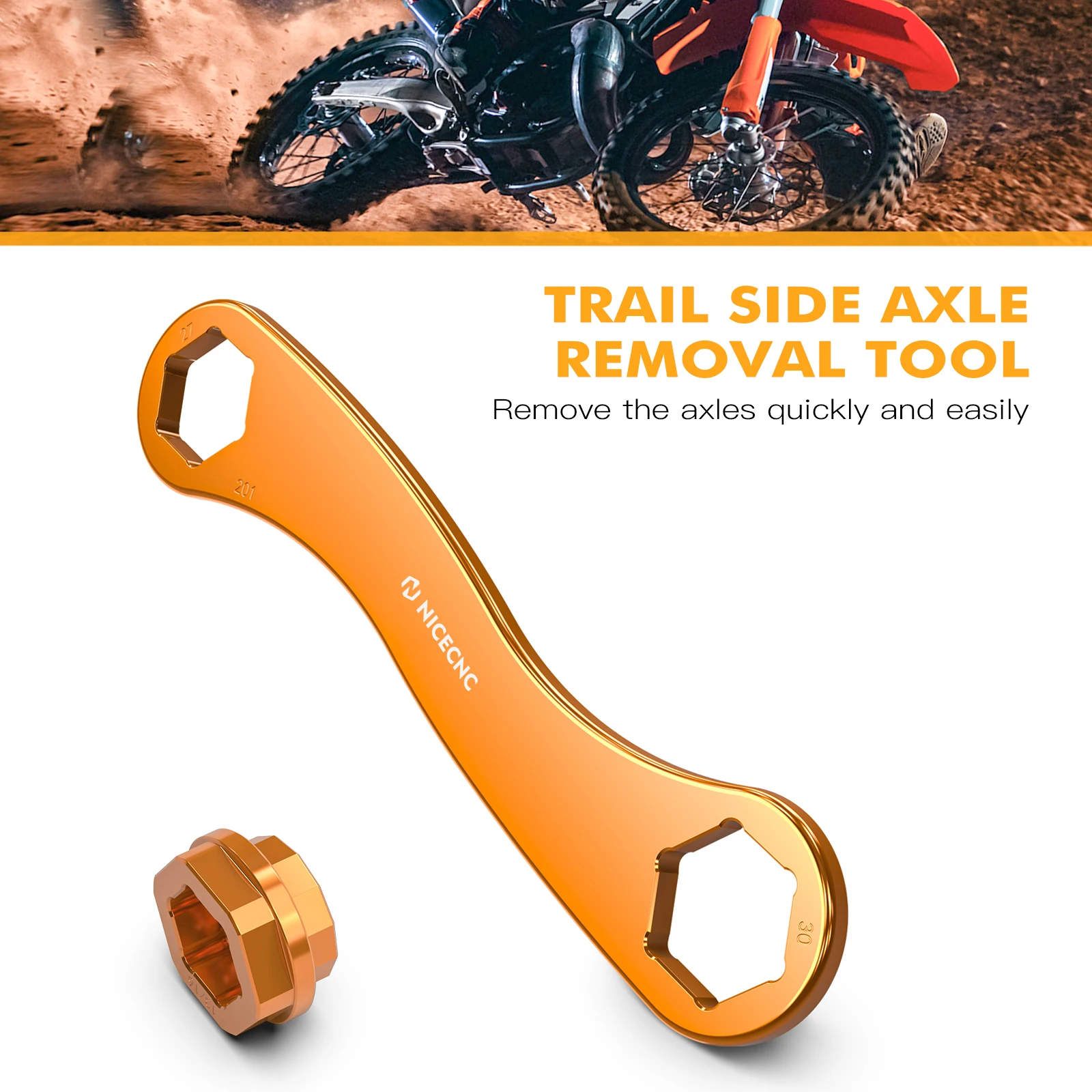 Для KTM 2024 EXC300 XCW EXC-F EXC 150 250 300 350 400 450 500 инструмент для снятия гаечного ключа