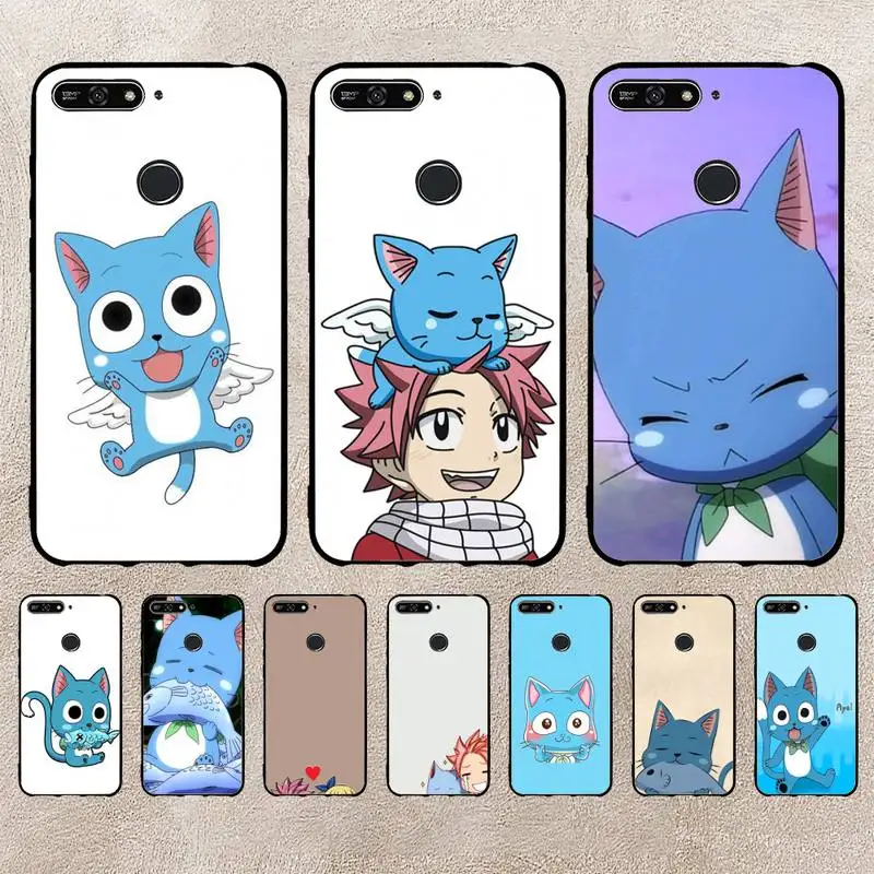 

Manga Fairy Tail Happy Cute Cat Anime Phone Case For Xiaomi 11 10 12Spro A2 A2lite A1 9SE 8Lite 8explorer F1 Poco 12S Ultra Cove