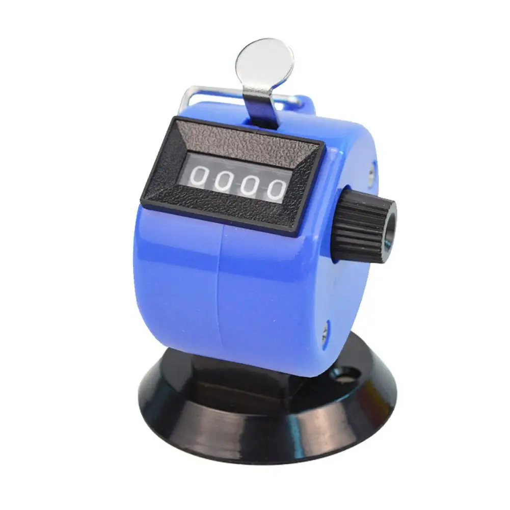 Ручной счетчик кликов 4-значный ручные механические счетчики шагов для