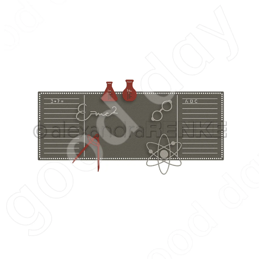 Новое поступление школьная доска металлические Вырубные штампы украшение