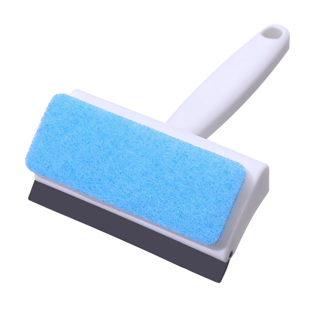 

4pcs Glass Window Cleaner 2-in-1 Squeegee and Sponge Washing Tool for Indoor Outdoor