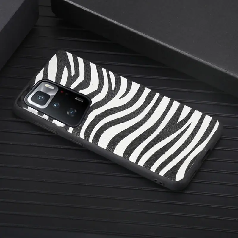 

For Xiaomi 12 Plain Leather Phone Case New Zebra Pattern TIK TOP Hot Sale Fit 11 10 9 8 CC9 Ultra Pro Lite Mix3 Series