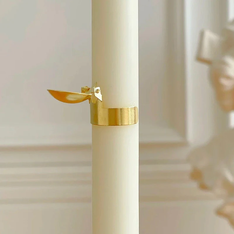 Автоматическая свеча туманка Огнетушитель Золотая Серебряная пламя безопасно