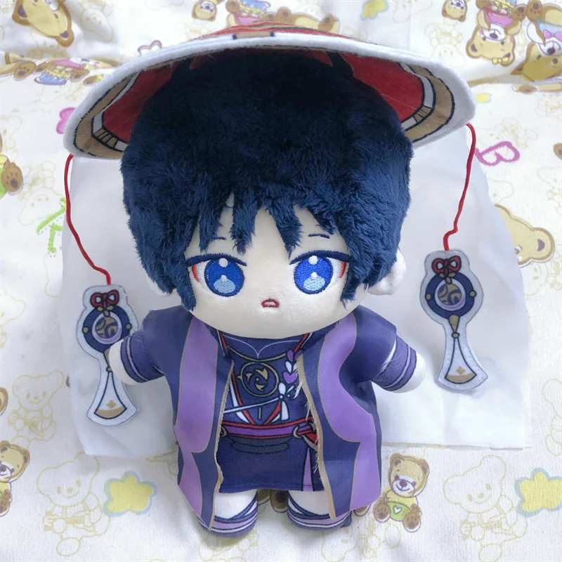 Anime Game Genshin Impact Scaramouche Plush Cotton Doll Pillow Cosplay Cartoon Props Accessories