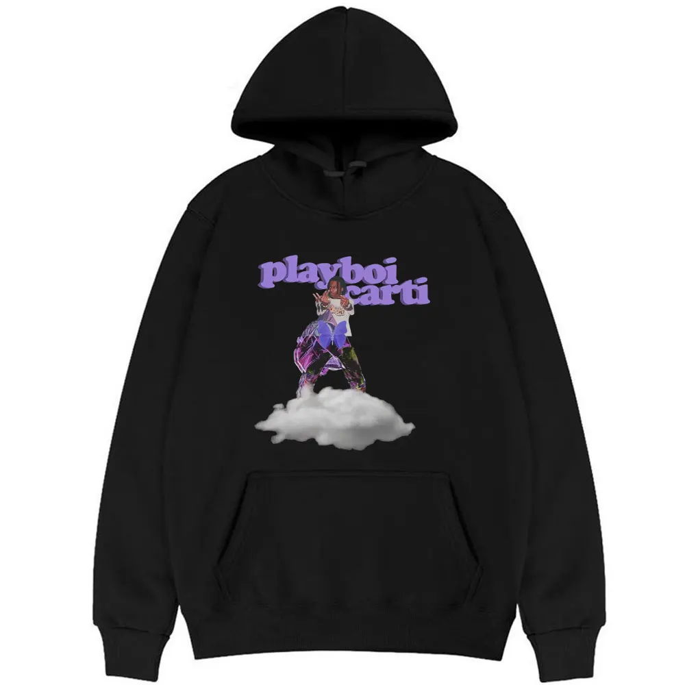 

New Playboi Carti Hip Hop Trend Hoodies Mens Tupac 2pac Rap Sweatshirt Unisex Kpop Sweatshirts Regular Men Women Harajuku Hoodie