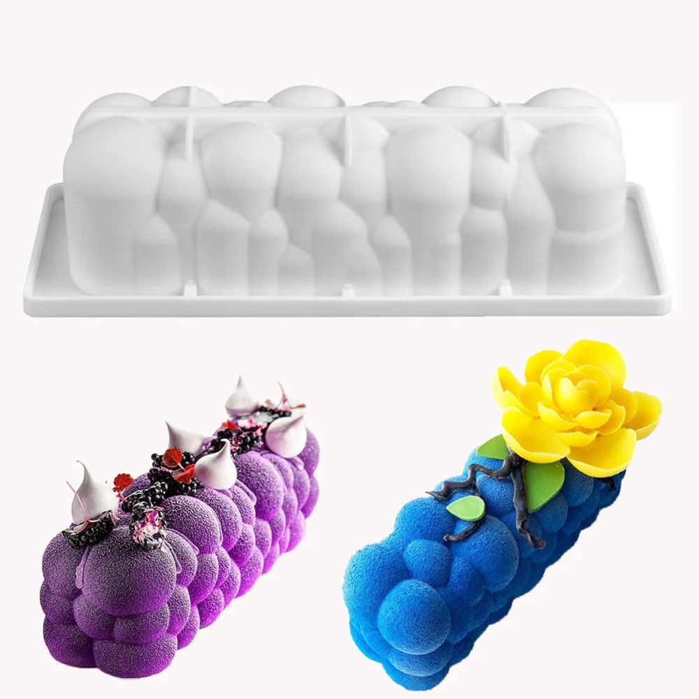 

Cloud Silicone Mould Series Desserts 3D Art Cake Mold Bubble Spiral Baking Chocolate Mousse DIY Tools Pastry Home Paryt Homemade