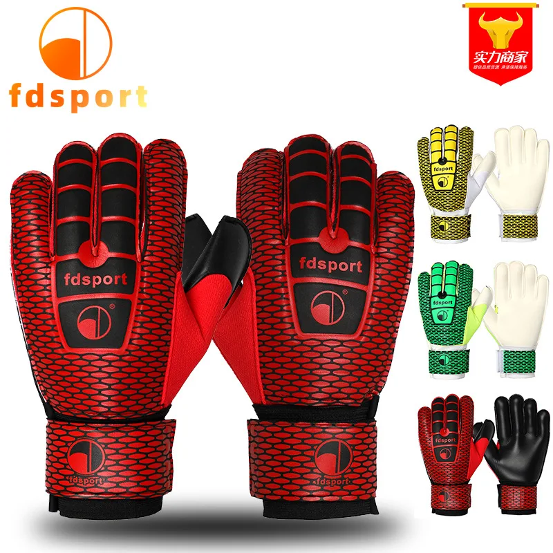 

Высококачественные дышащие профессиональные перчатки вратаря пальчиковые утолщенные износостойкие латексные перчатки для футбола