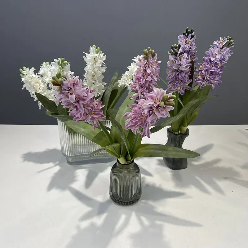 Искусственные гиацинты искусственные зеленое растение декоративная имитация
