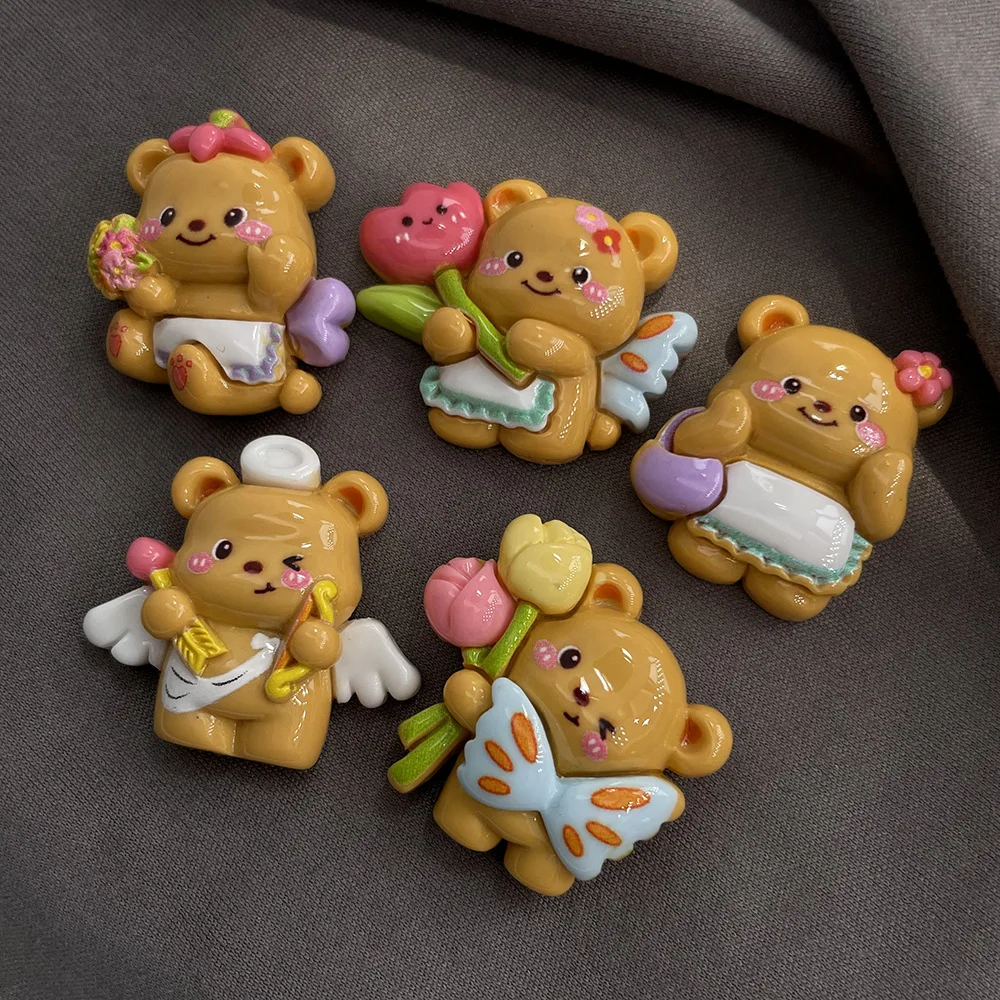 

5 шт., магнит на холодильник с медведем, наклейки на доску и доску, наклейки на доску для фото, домашний декор