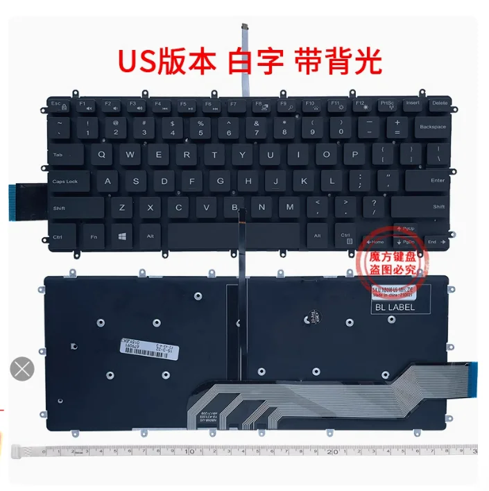 Новая клавиатура с подсветкой для DELL Inspiron 15 7560 7569 7570 7572 7573 7579 14-7000 7466 7467 7368 13-5000 13-5368