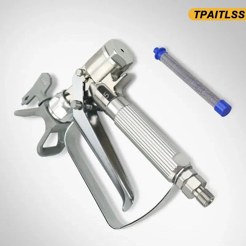 Фото Пистолет-распылитель безвоздушного распыления 5000PSI XTR5 с круглой ручкой и насадкой-распылителем 3A7469C №1