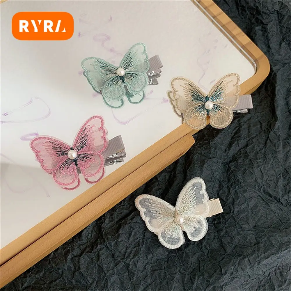 Matching Butterfly Hair Clip Variety Of Styles Fringe Clip Variety Of Colors Alloy Multi Scenario Use