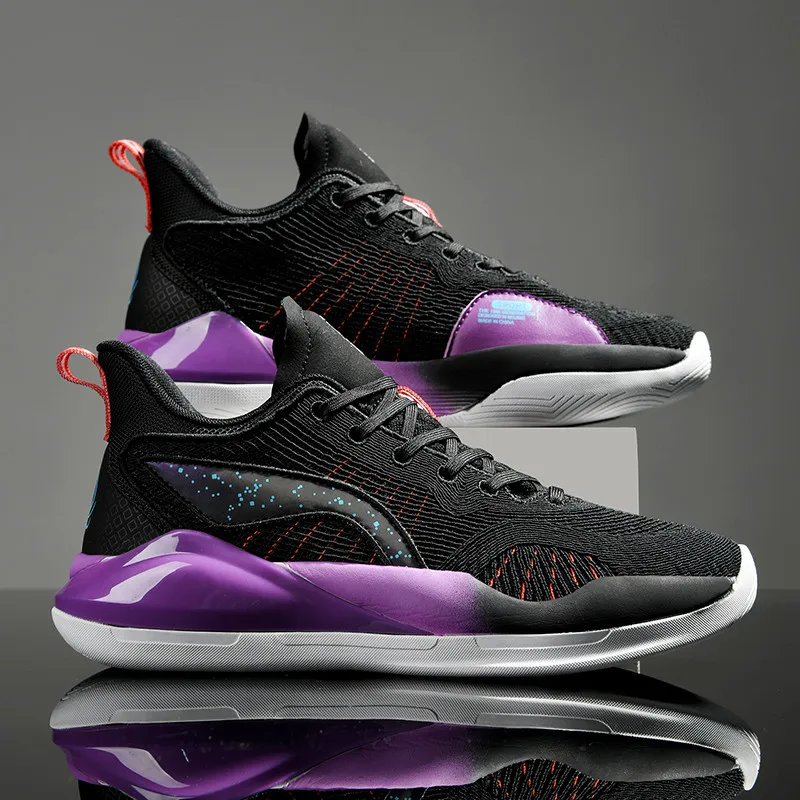 

Баскетбольные кроссовки для мужчин и женщин, дышащие, амортизирующие, Нескользящие, для спортзала, тренировок