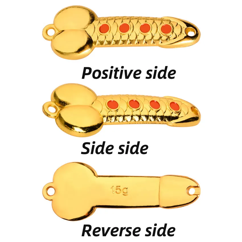 1 шт. Золотая Серебряная металлическая блесна для окуня и щуки искусственная