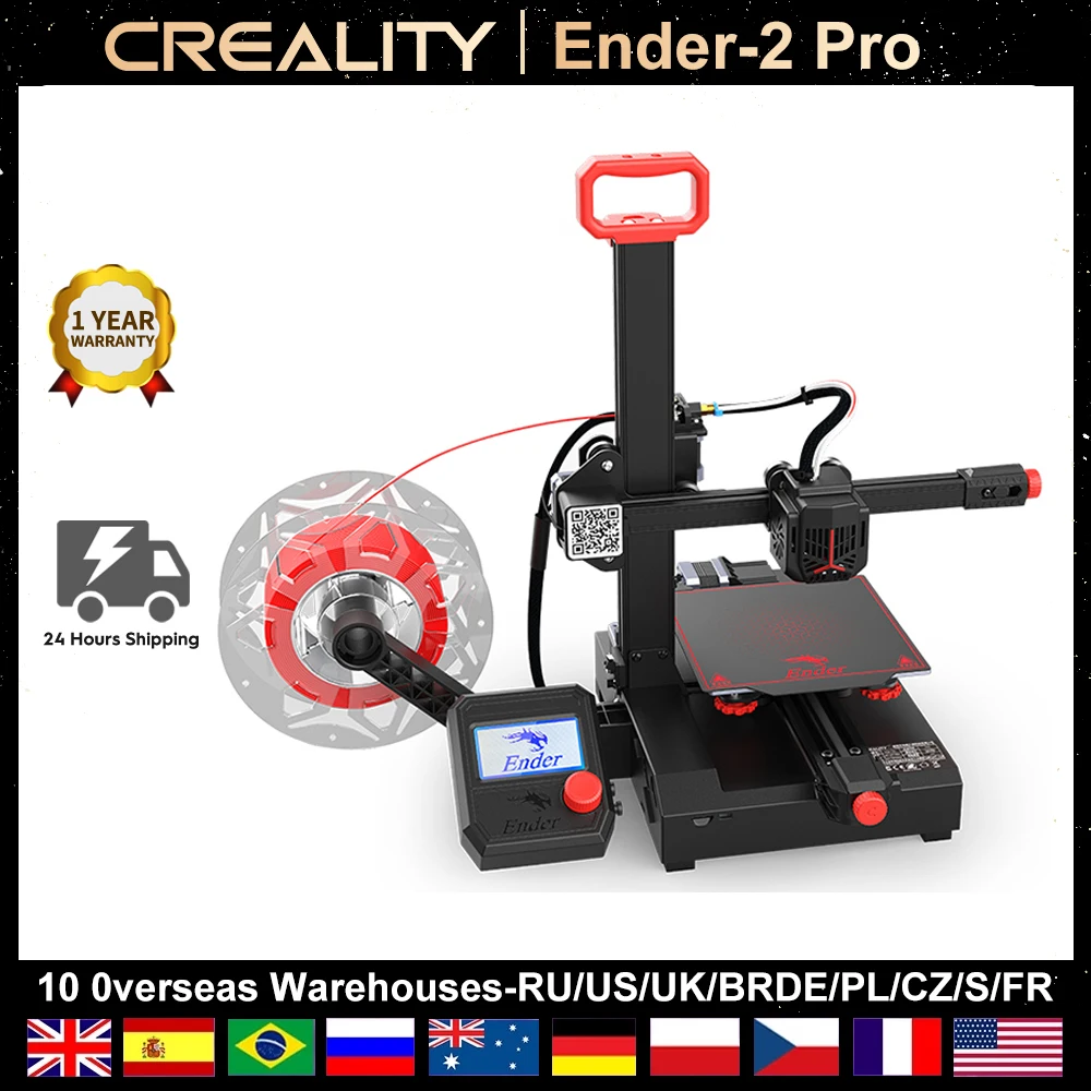 Creality Ender-2 Pro светильник портативный 3D-принтер размер печати 165*165*180 мм FDM цифровой