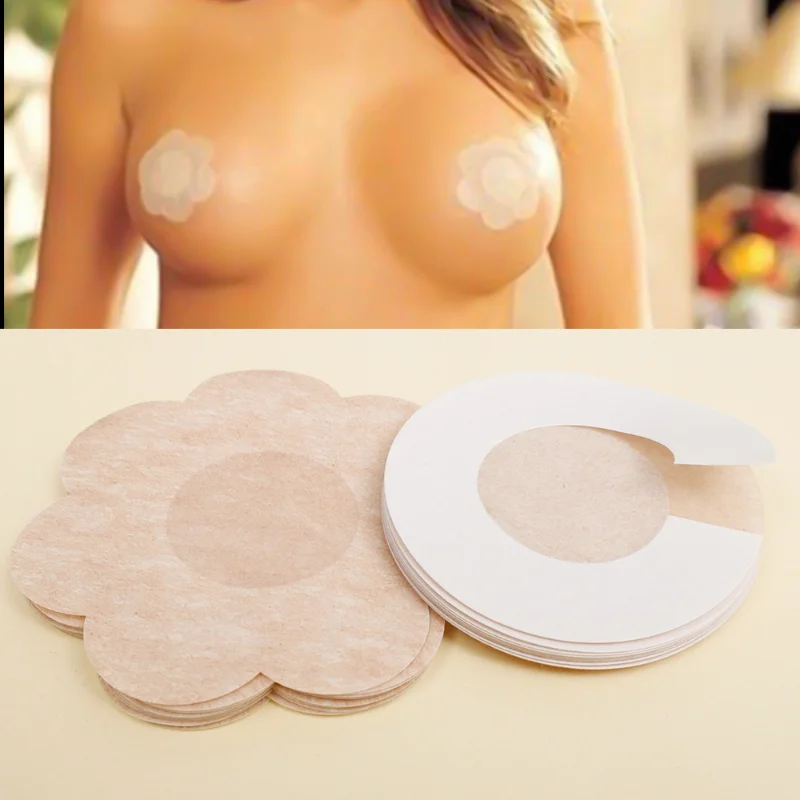 10pcs Silicone Nipple Cover Reusable Women Breast Petals Lift Up Invisible Bra Pasties Bra Sticker Patch Intimates Accessories