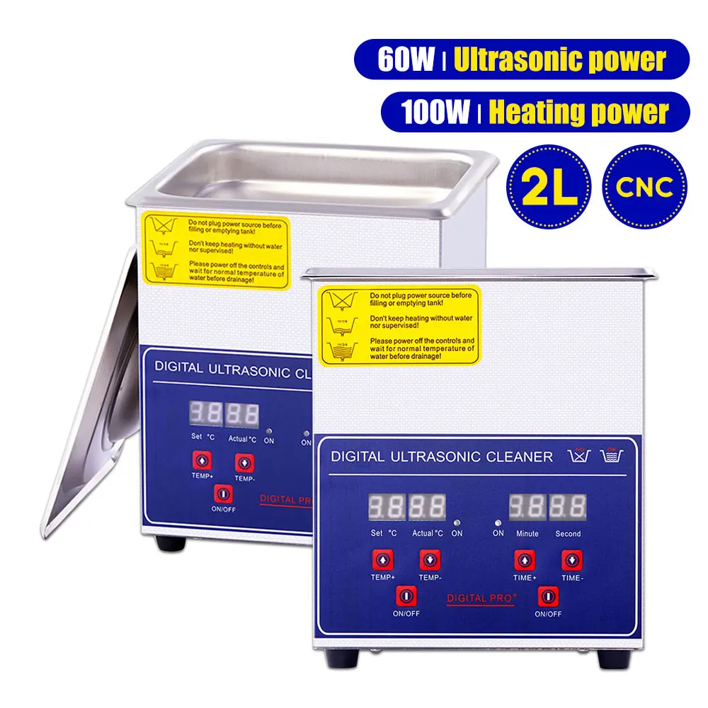 

2L Ultrasonic Bath Washing Machine Digital Glasses Jewelry Lenses Dental Watch Cleaner High Pressure Cleaner Home Appliance