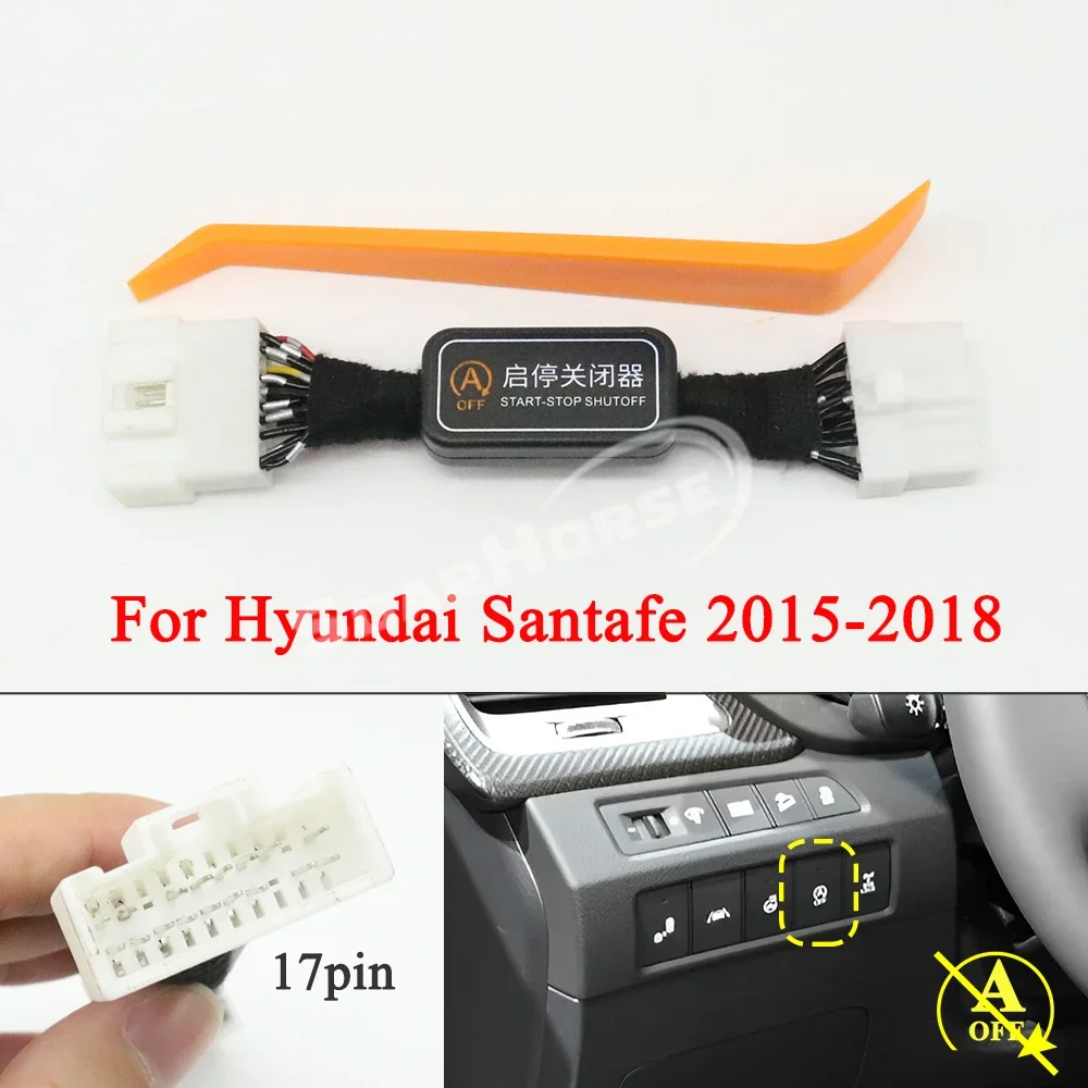 

Для Hyundai Santafe 2015-2023 автоматический старт холостого хода, остановка двигателя, отключение доводчика, выключение, удаление кабеля управления, штекер
