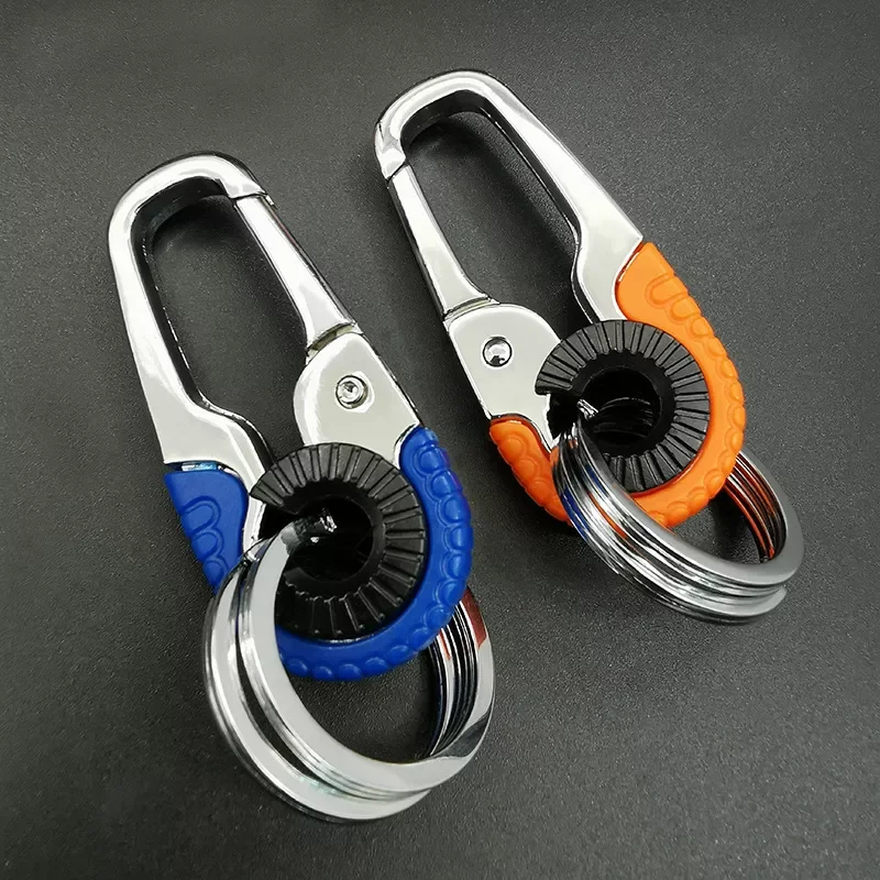 

Car Keychain Steel Buckle Carbine Outdoor Carabiner Climbing Metal Keychain Casual for Camping Traveling Car Keychain