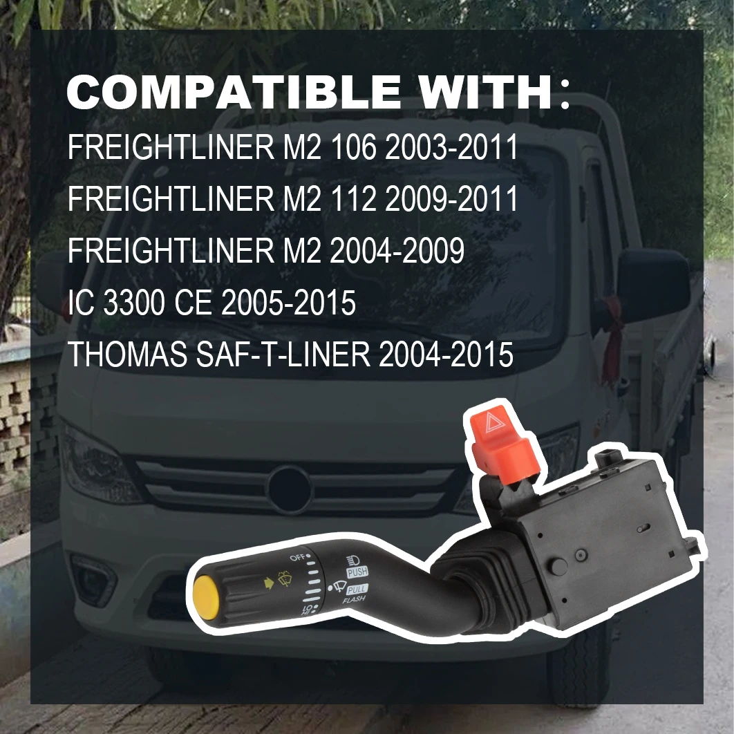 

Новый переключатель рычага стеклоочистителя для сигнала поворота 978-5201 9785201 для Freightliner M2 106 M2 112 2003-2011 A0636956002 A0636956003