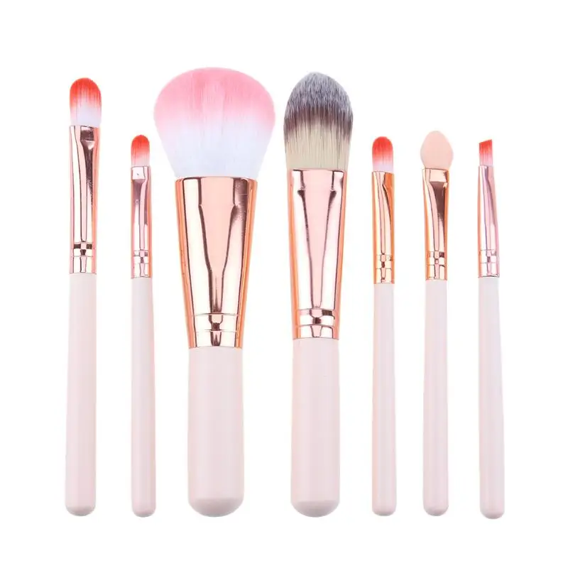 

Makeup Brushes Set Professional 7pcs/lot for Foundation Powder Blush Eyeshadow Concealer Lip Eye Brush Cosmetics Beauty Tool