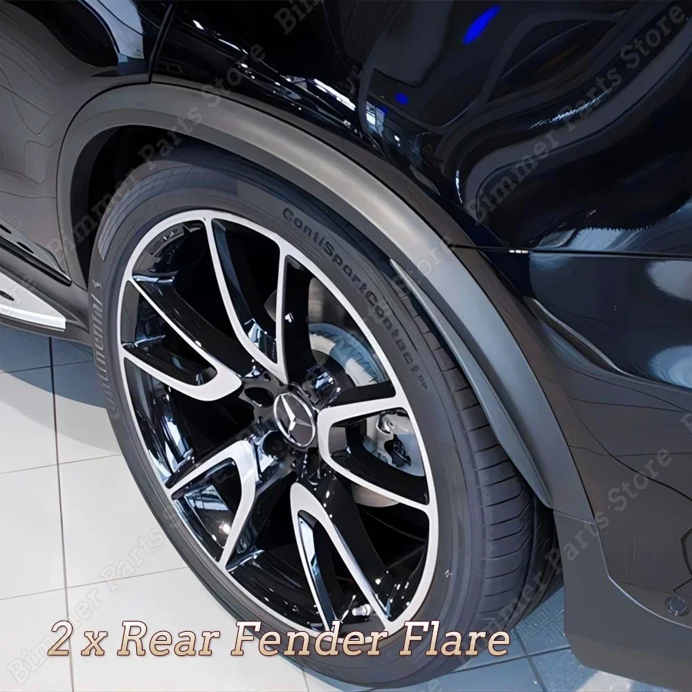 

Черные колесные арки, расширители крыльев GLC43 GLC63 AMG, обновление для Mercedes-Benz GLC SUV X253 2015-2022 Coupe C253 2016-2022