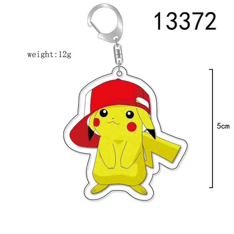 Фото Акриловый брелок Pokemon Ins Anime с Пикачу, Чармандером, Бульбазавром, Псайдаком, Иви для школьных сумок, рюкзаков и ранцев №4