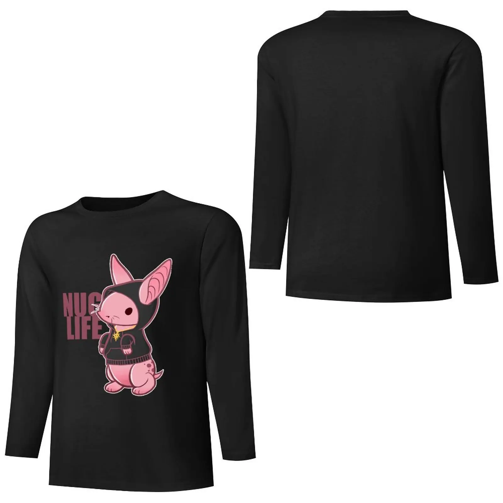 Длинная футболка Nug Life футболки на заказ белые для мальчиков мужские забавные