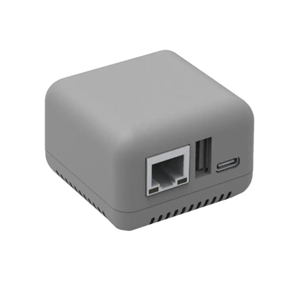 Wifi Netwerk Draadloze Bt 4,0, servidor de impresión, puerto Usb 2,0, 10/100Mbps, RJ-45, Lan-poort, impresión Ethernet, envío directo