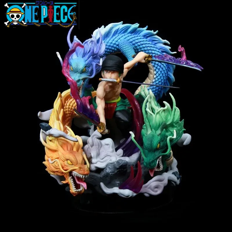 

One Piece Zoro Dragon Twister Anime Figure PVC Action Figure Luffy Sanji Zoro Collectible Model Christmas Gift Decoration Toy