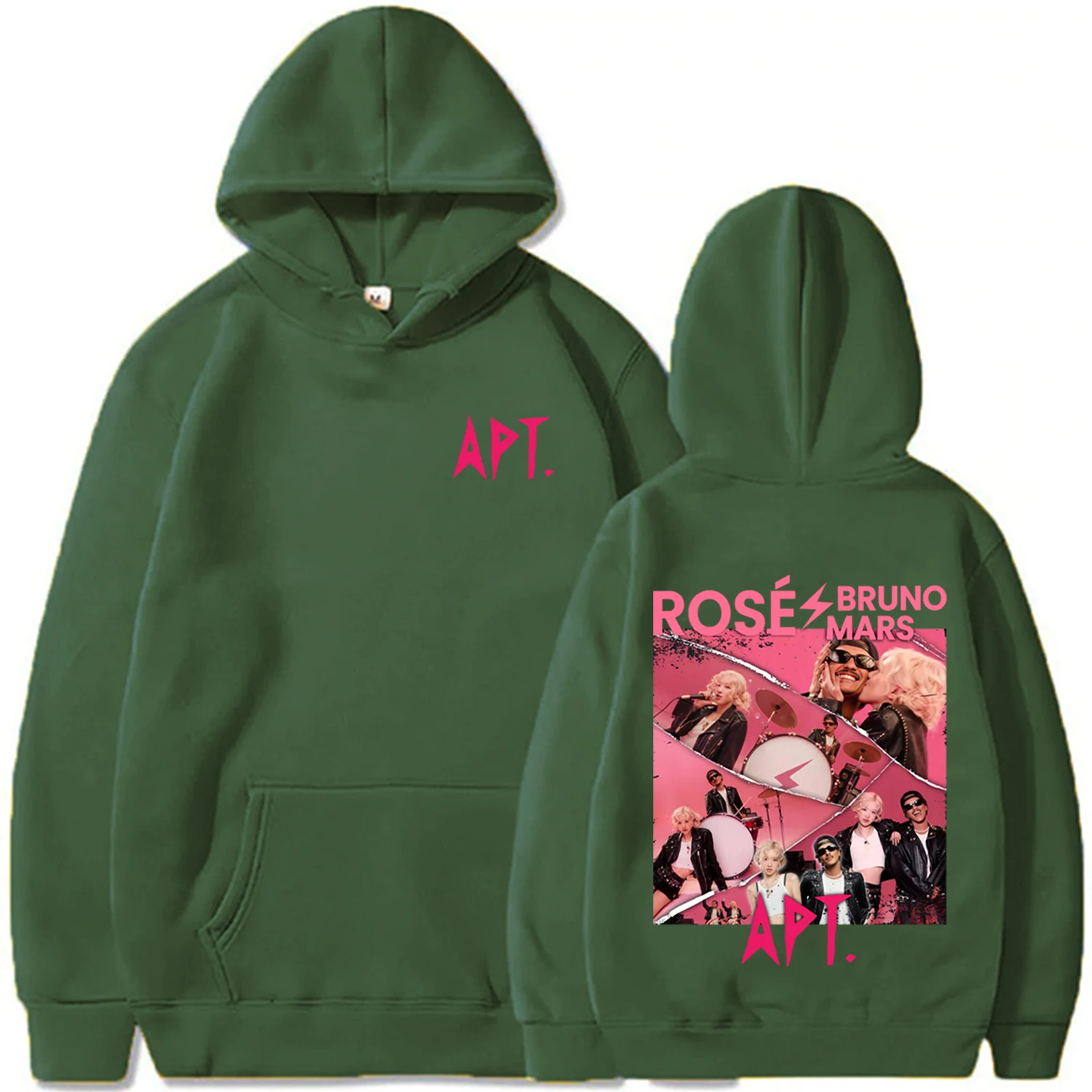 Толстовка с капюшоном Rose Bruno Mars APT женские толстовки Rosie Album Merch уличная одежда