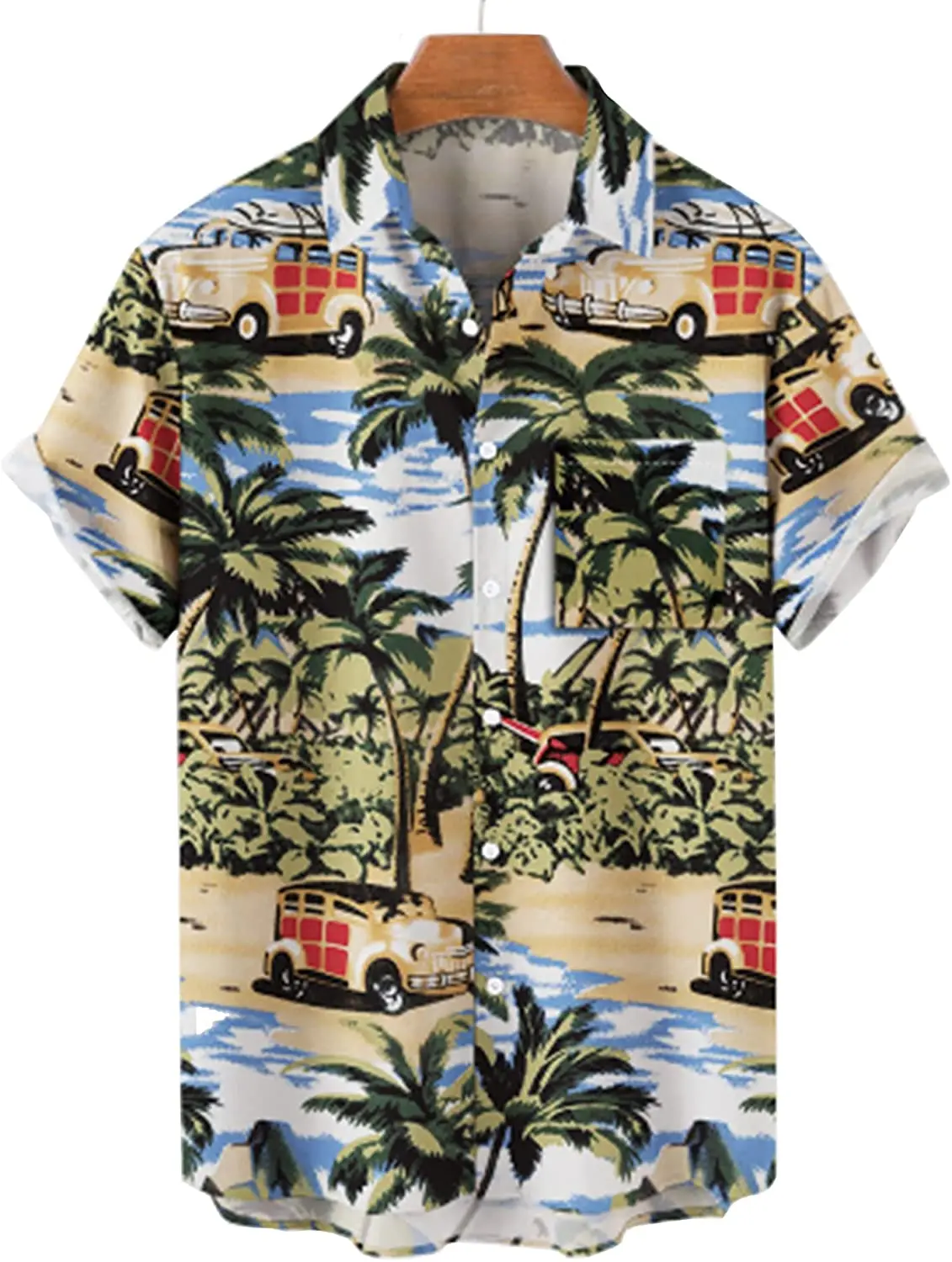 

Hawaiian Bowling Shirts for Men Short Sleeve Summer Beach Shirt Casual Button Down Shirts