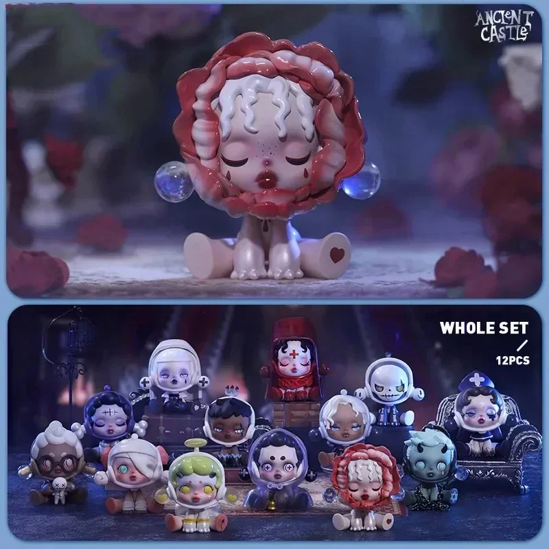 Фото POP MART SkullPanda Ancient Castle Serie Оригинальная глухая коробка Mystery Box Guess Bag Игрушки Кукла Симпатичные аниме-фигурки Настольные украшения №2