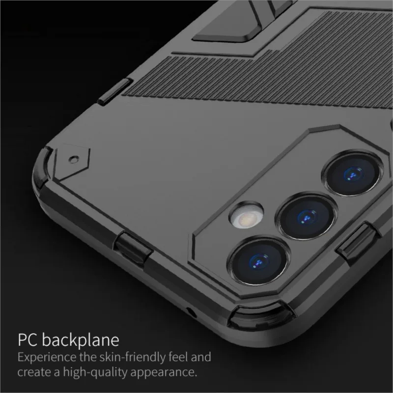 For Samsung Galaxy A34 Case Cover Samsung A34 A33 A32 A04E A53 A13 Anti-slip Bumper Holder Stand Armor Full Case Samsung A34 5G