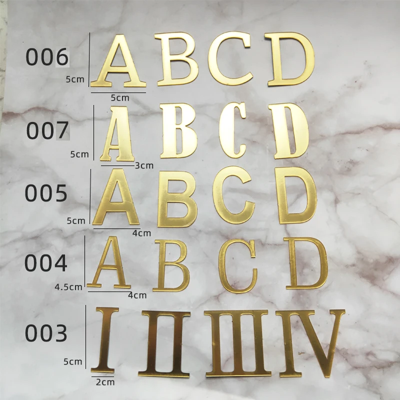 Золотой зеркальный акриловый торт украшение на день рождения Uppercase английские