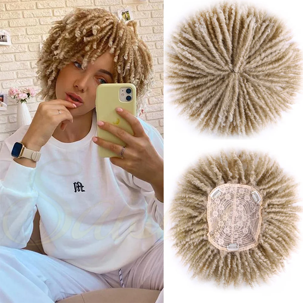 

Saisity, дреды, синтетические волосы toupee15x17, натуральный парик, средний парик для африканских женщин, черные вязаные крючком волосы, лоскутные косички, парики