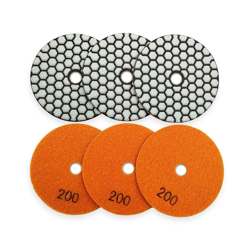 SHDIATOOL Полировальные накладки для гранита и мрамора 6 шт