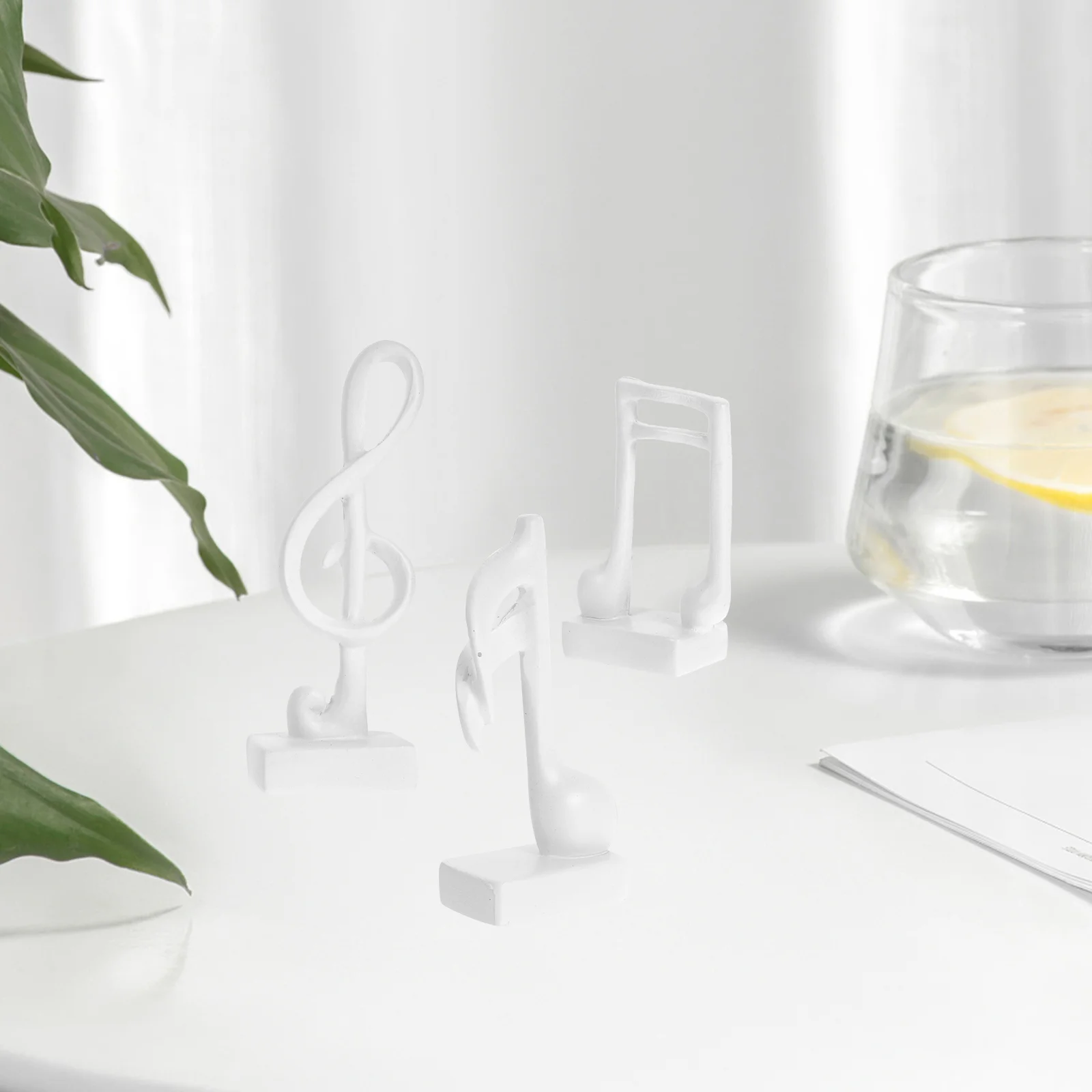 3 шт. украшения с музыкальной нотой домашний декор настольная скульптура