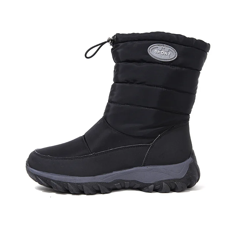 2022 Women's Shoes Waterproof Winter Boots Women Keep Warm Female Elastic Band Platform Boots Fashion Ladies Women's Warm Shoes