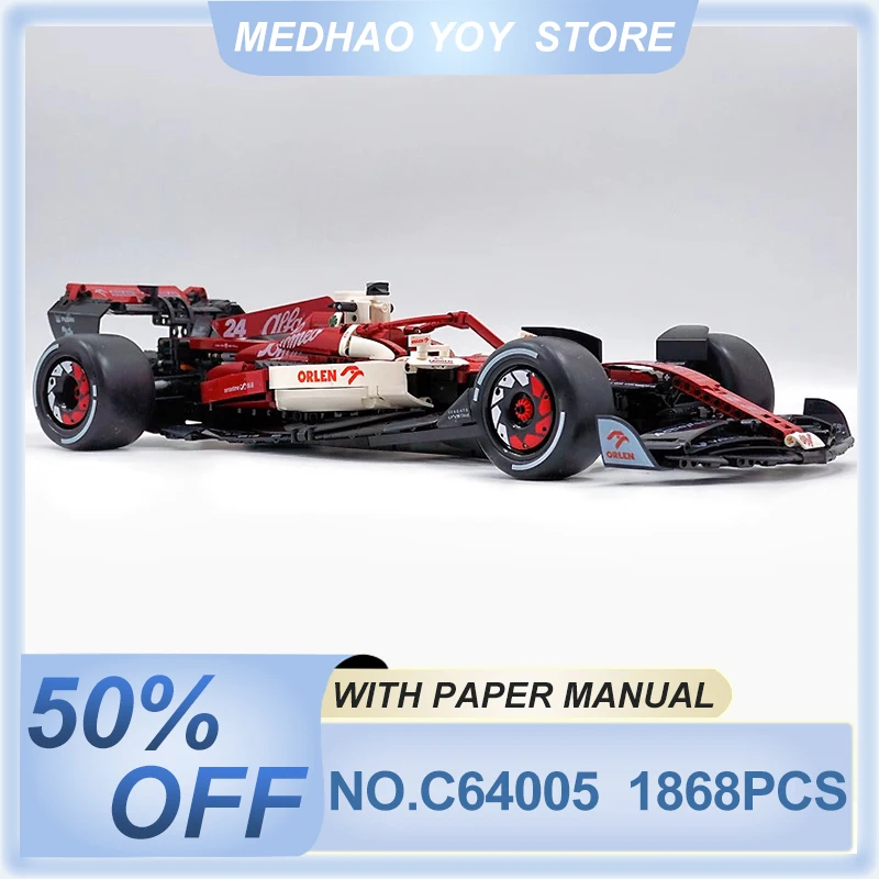 Техническая мощность формула чемпионов F1 команда C64005 1:8 строительные блоки