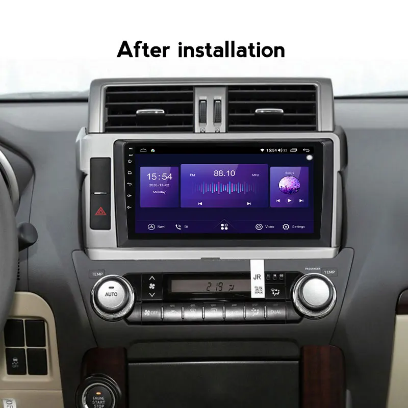 NaviFly для Toyota Land Cruiser Prado 150 2013 - 2017 Android Carplay Авто Радио Видео плеер GPS навигация DSP RDS