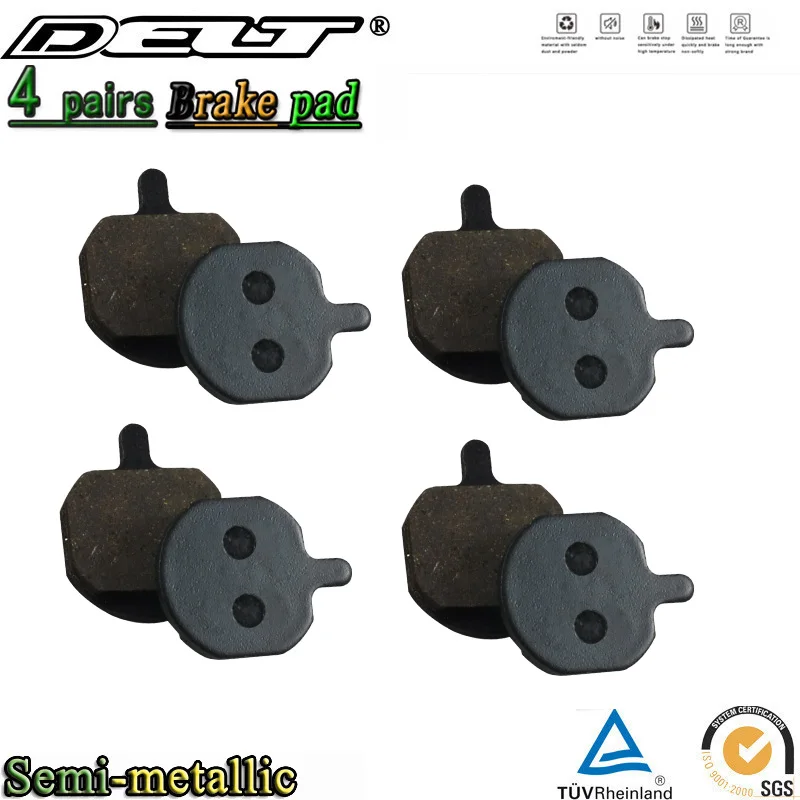4 пары велосипедных дисковых тормозных колодок для Hayes Sole MX2 MX3 MX4 MX5 GCX GX2