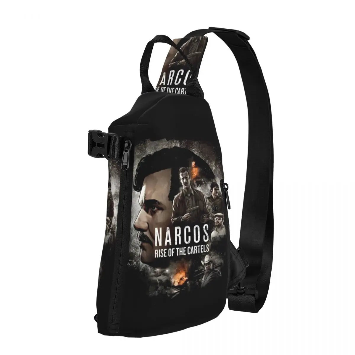 

Narcos Pablo Escobar Rise Cartels Shoulder Bags Celebrity Outdoor Chest Bag Camping Print Sling Bag Cute School Crossbody Bags