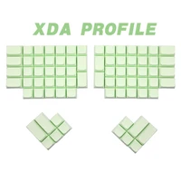 GMK-KEY XDA Profile Ergodox keycaps pbt blank keycap For ergodox MX Switches Mechanical gaming keyboard light green Key cap