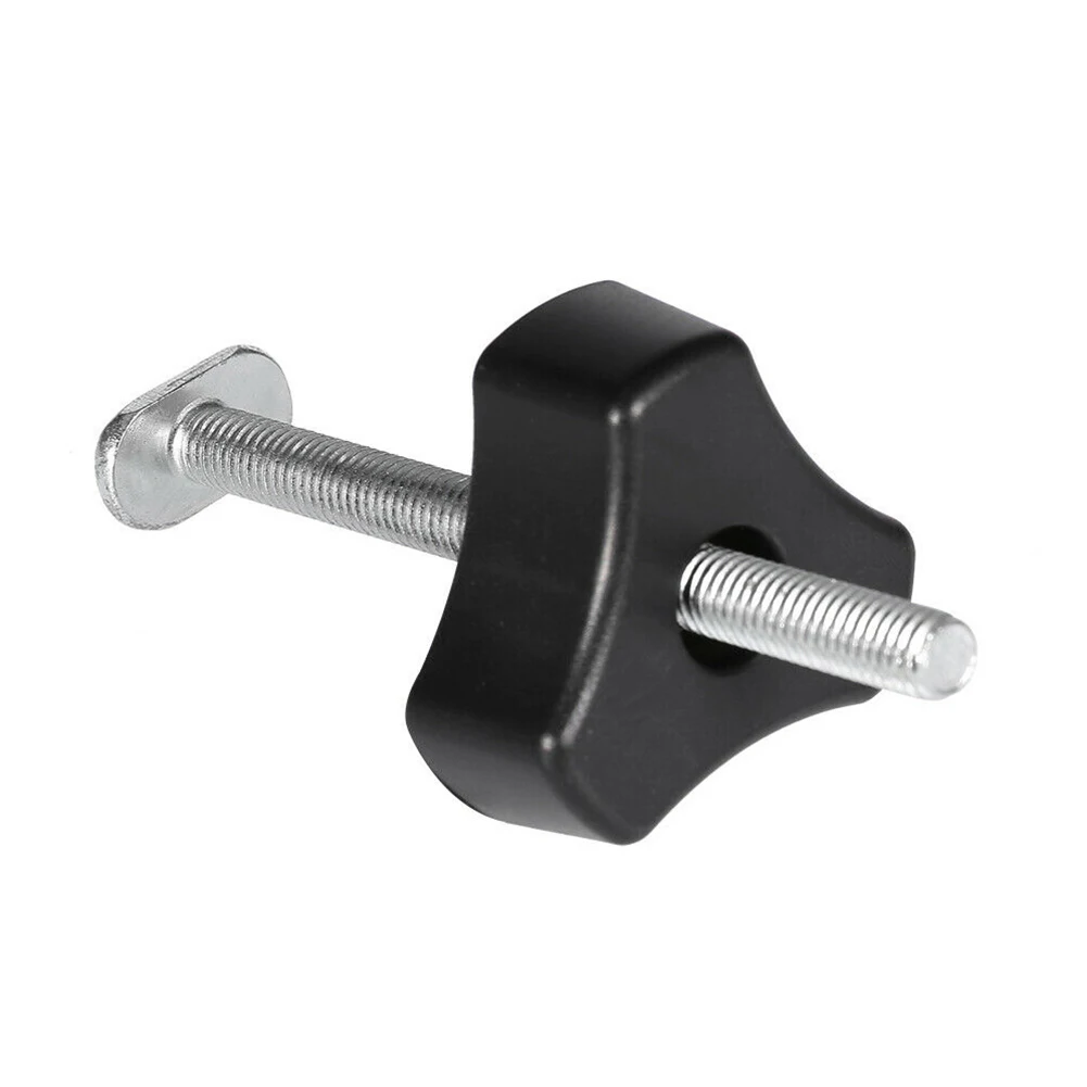 

2 Sets M8 T-Track Bolts Knobs T Slot Bolts And Knobs Clamps For Woodworking Jigs Woodworking Saw Router Table Workbench Tools