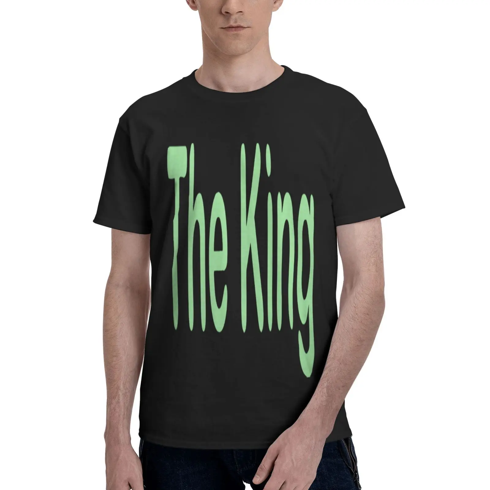 

The King Glow In The Dark Men T-Shirt T-Shirt Men Shirts For Men Men Clothing T-Shirt Men T-Shirt Men T-Shirt Men Men's Shirts