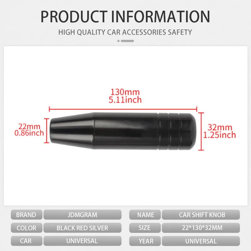 Универсальный Регулируемый Алюминиевый Рычаг переключения передач JDM Racing Automatic
